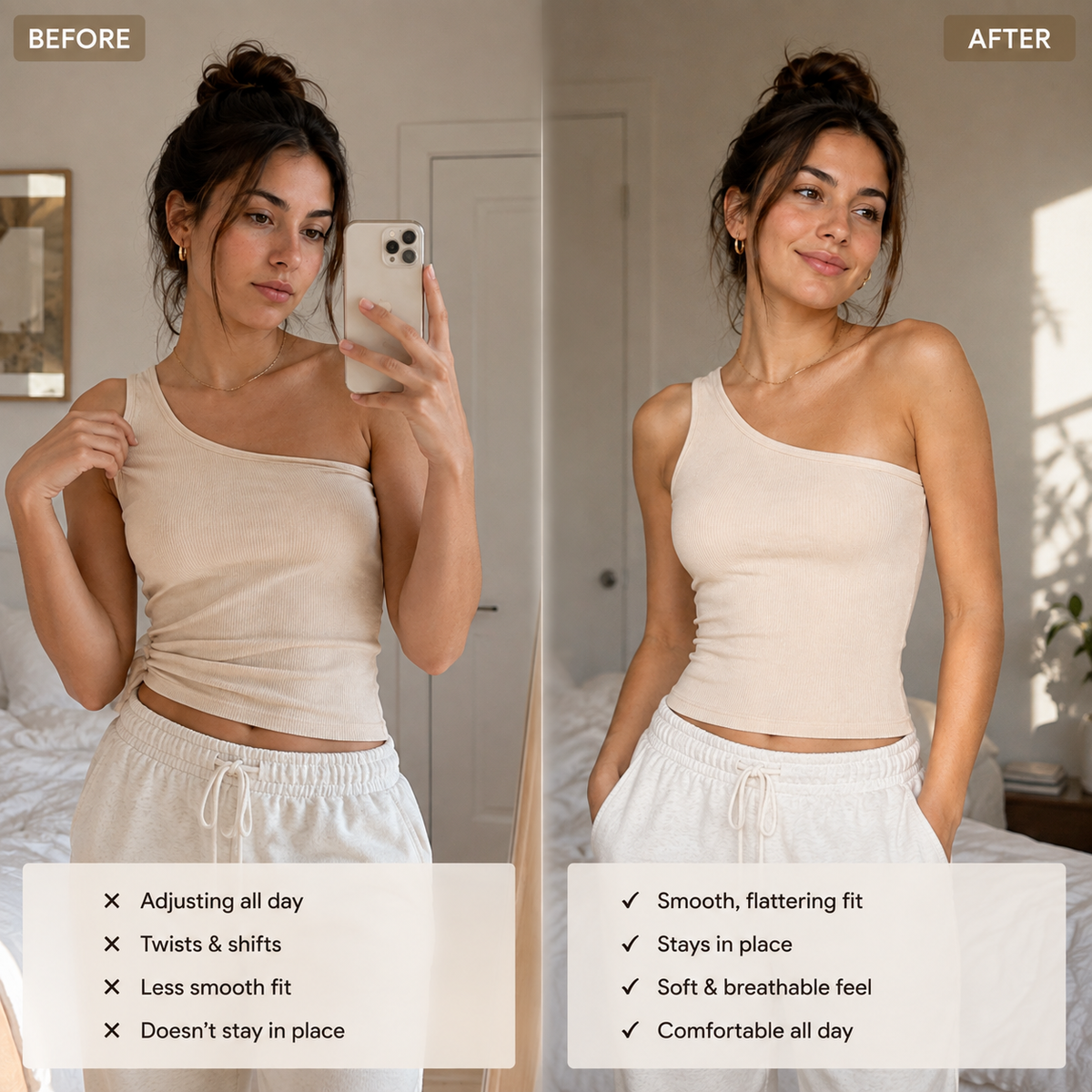 ComfortLift™ – Flattering shapewear tops for sculpting and support
