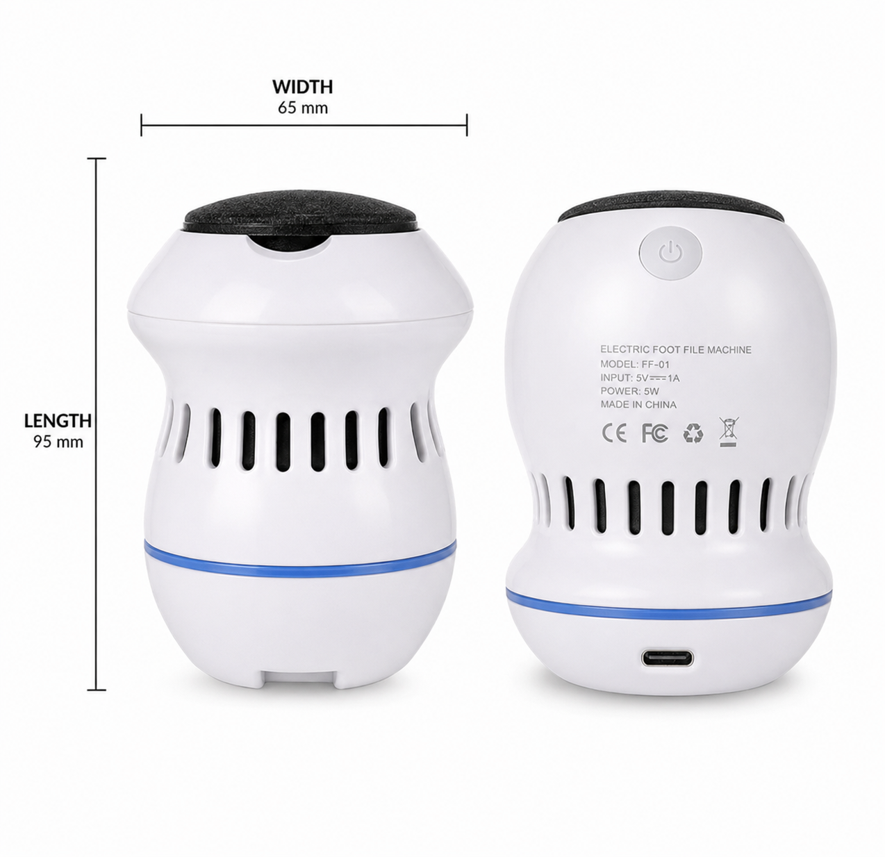 HeelNova™ Removes calluses effortlessly.