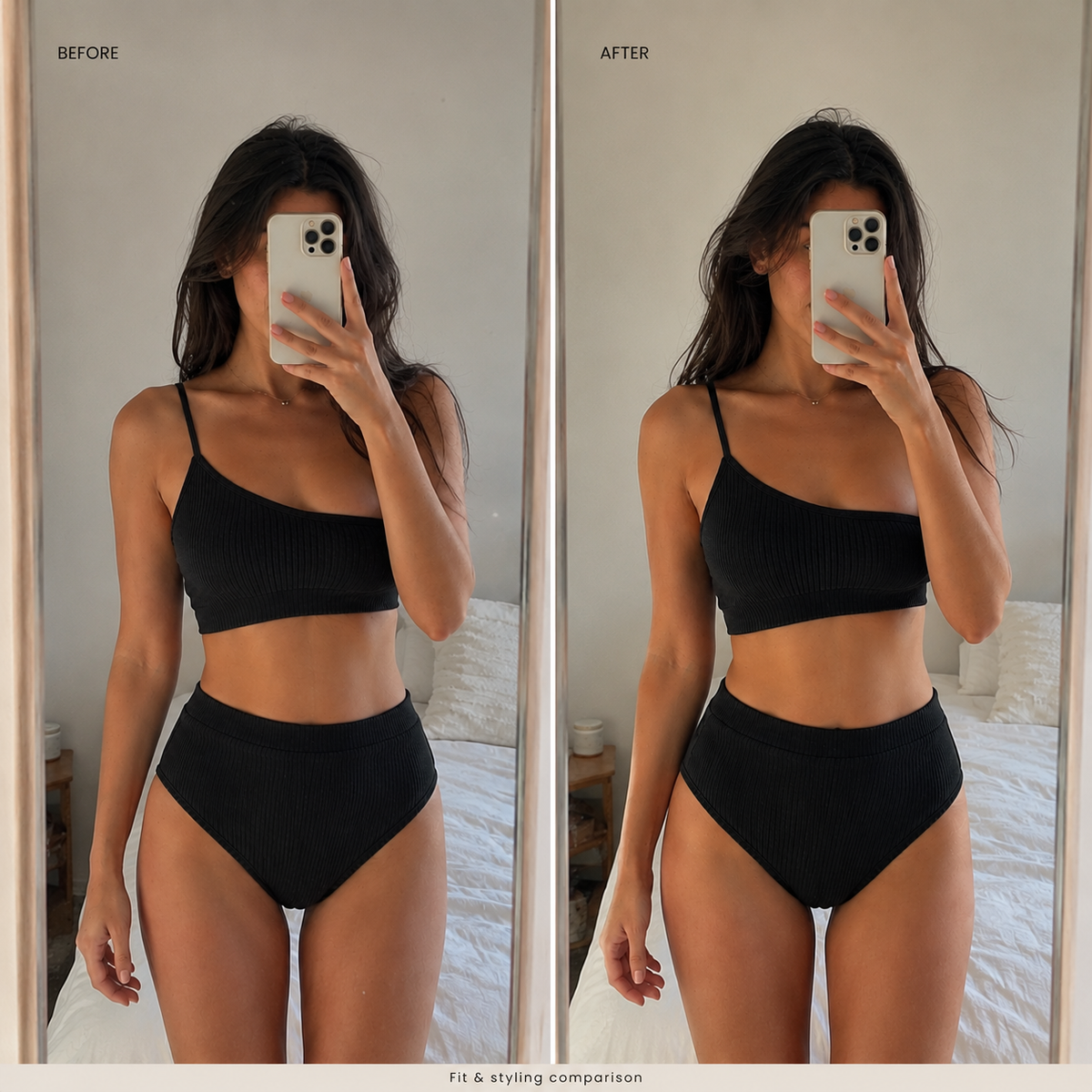 Lunessa™ — Ribbed Swimwear Made to Flatter.