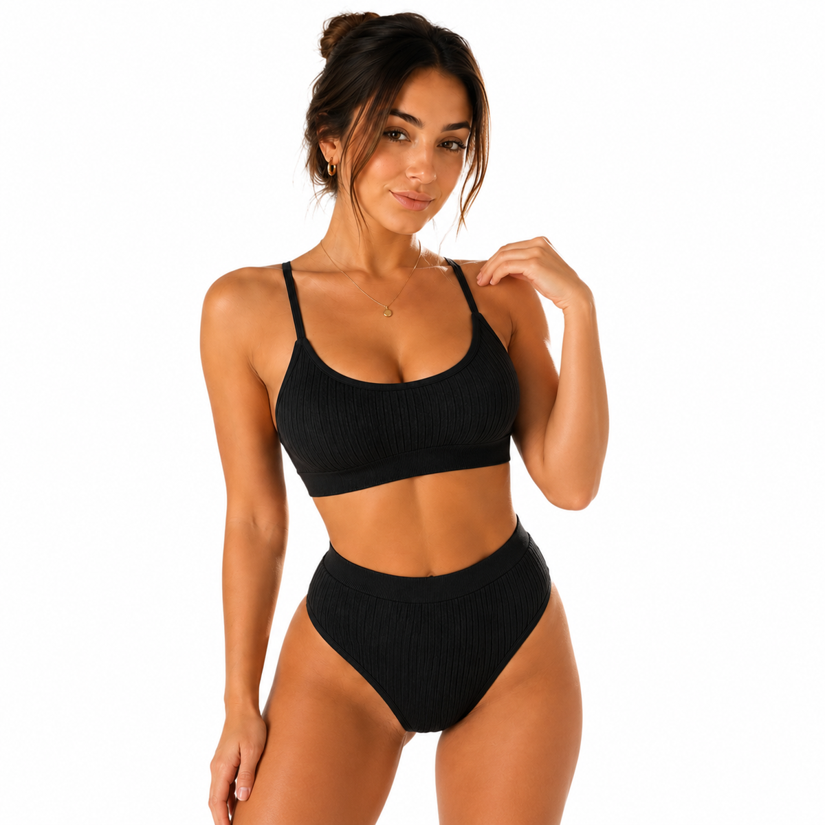 Lunessa™ — Ribbed Swimwear Made to Flatter.
