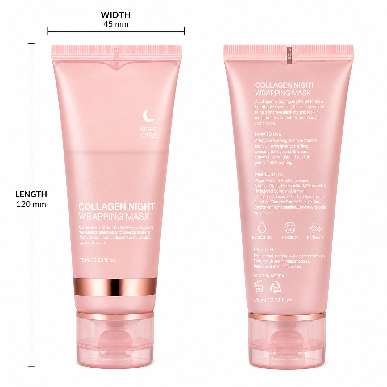 Collagen Overnight Glow Wrap™ – The Deep Hydration Sleeping Mask